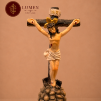 Crucifijo Con Base 12.5 Cms