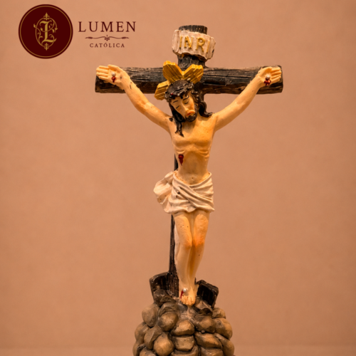 Crucifijo Con Base 12.5 Cms