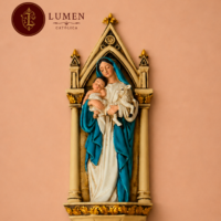 Pila Virgen Con Niño 19 Cms