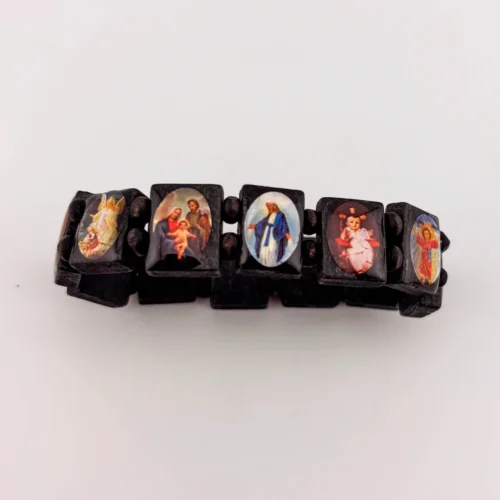 Pulseras Santos Negra madera