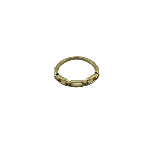 020AN0010 Anillo de eslabones con circonias