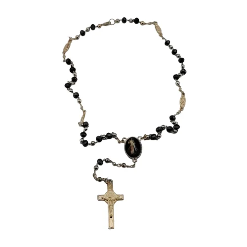 020RO0016 Rosario Cristal Divina Misericordia